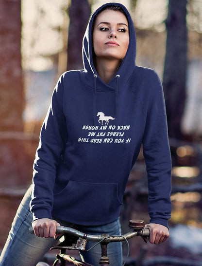 Tstars Women's and Teen Girls' Equestrian Hoodie - Perfect Gift for Horse Riding Enthusiasts and Barn Lovers