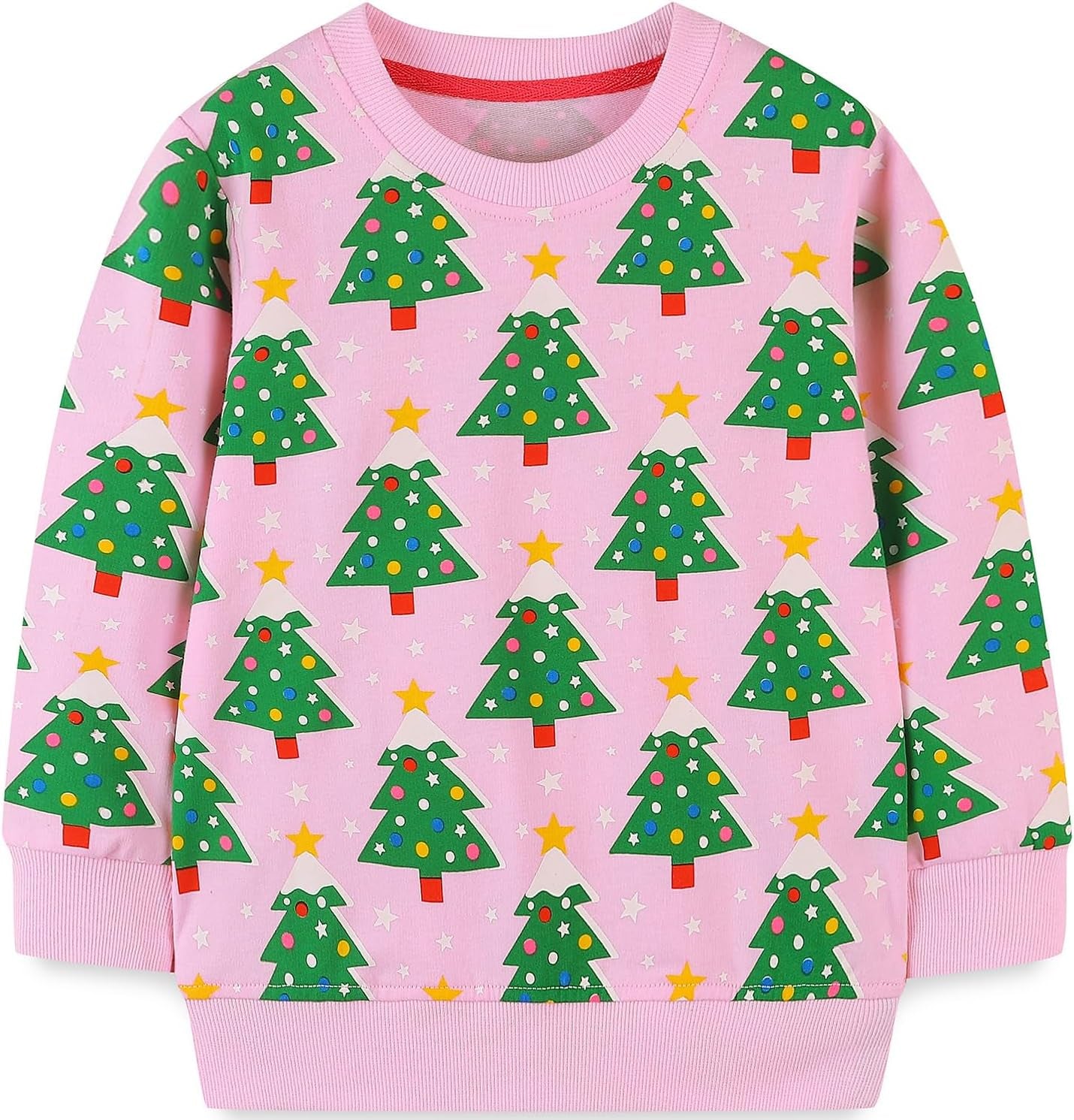 Adorable Bumeex Toddler Girl Christmas Crewneck Sweatshirt Outfit