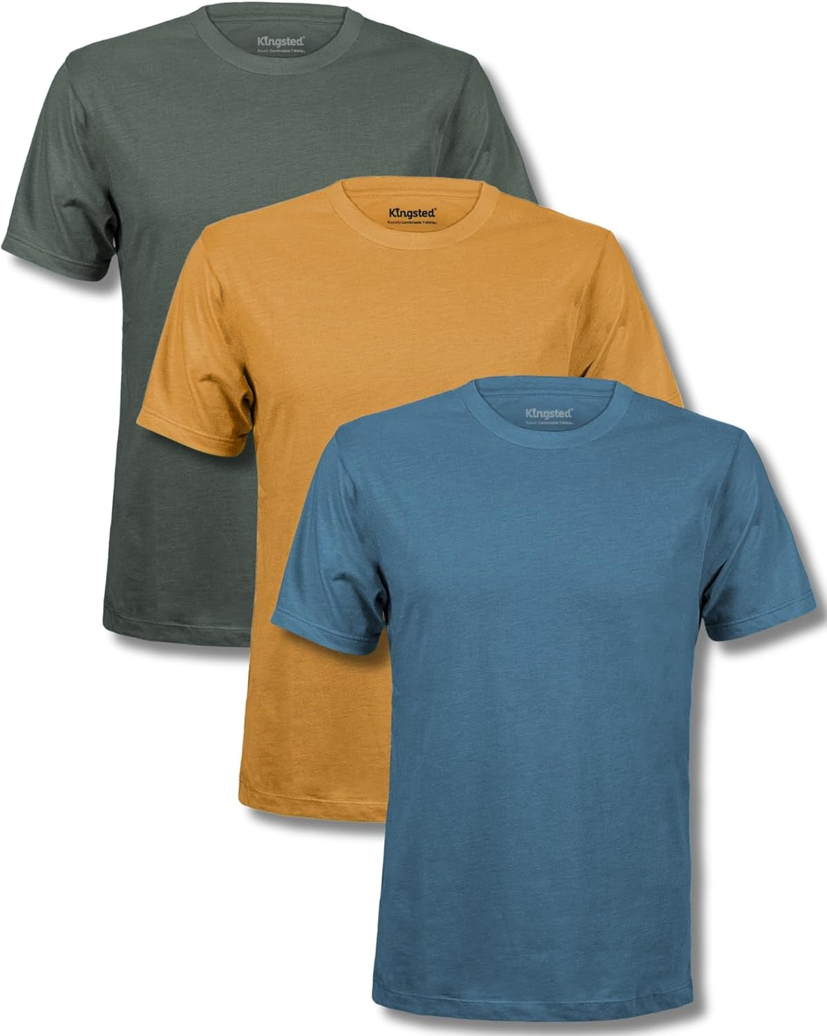 Kingsted Men's Premium T-Shirt Pack - Ultra-Soft Fabric & Timeless Design