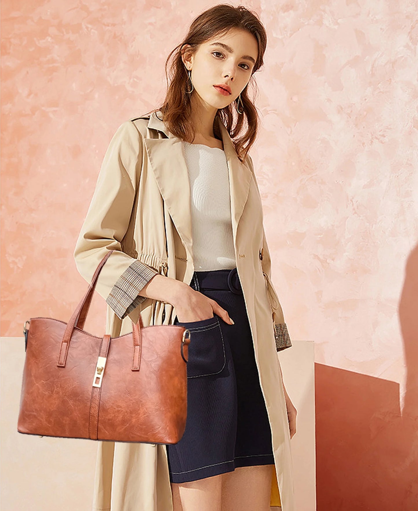 Stylish Satchel Purses & Handbags for Women - Versatile Shoulder Tote Bags & Wallets