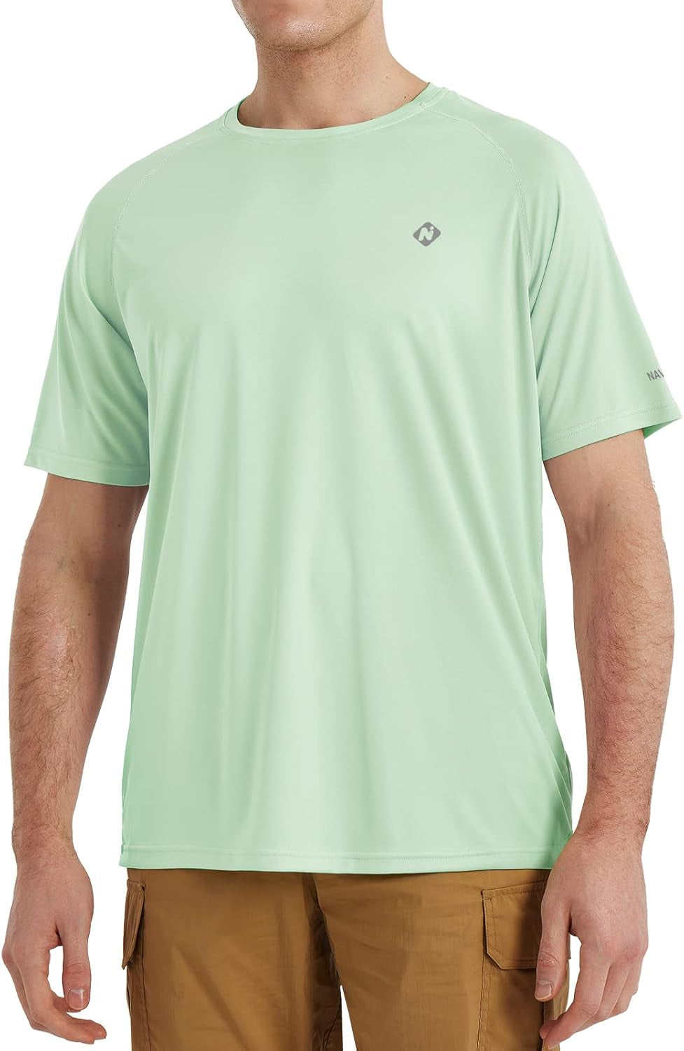 NAVISKIN Men's UPF 50+ Long Sleeve Rash Guard - Lightweight, Quick Dry Swim Shirt for Ultimate Sun Protection