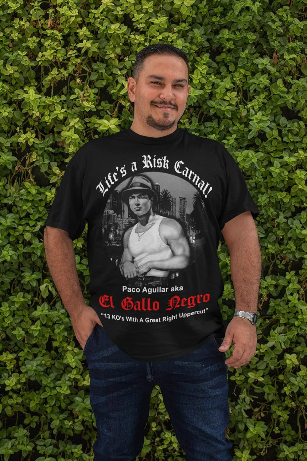 Men's Chicano Vatos Tribute T-Shirt - Blood In, Blood Out Movie Design
