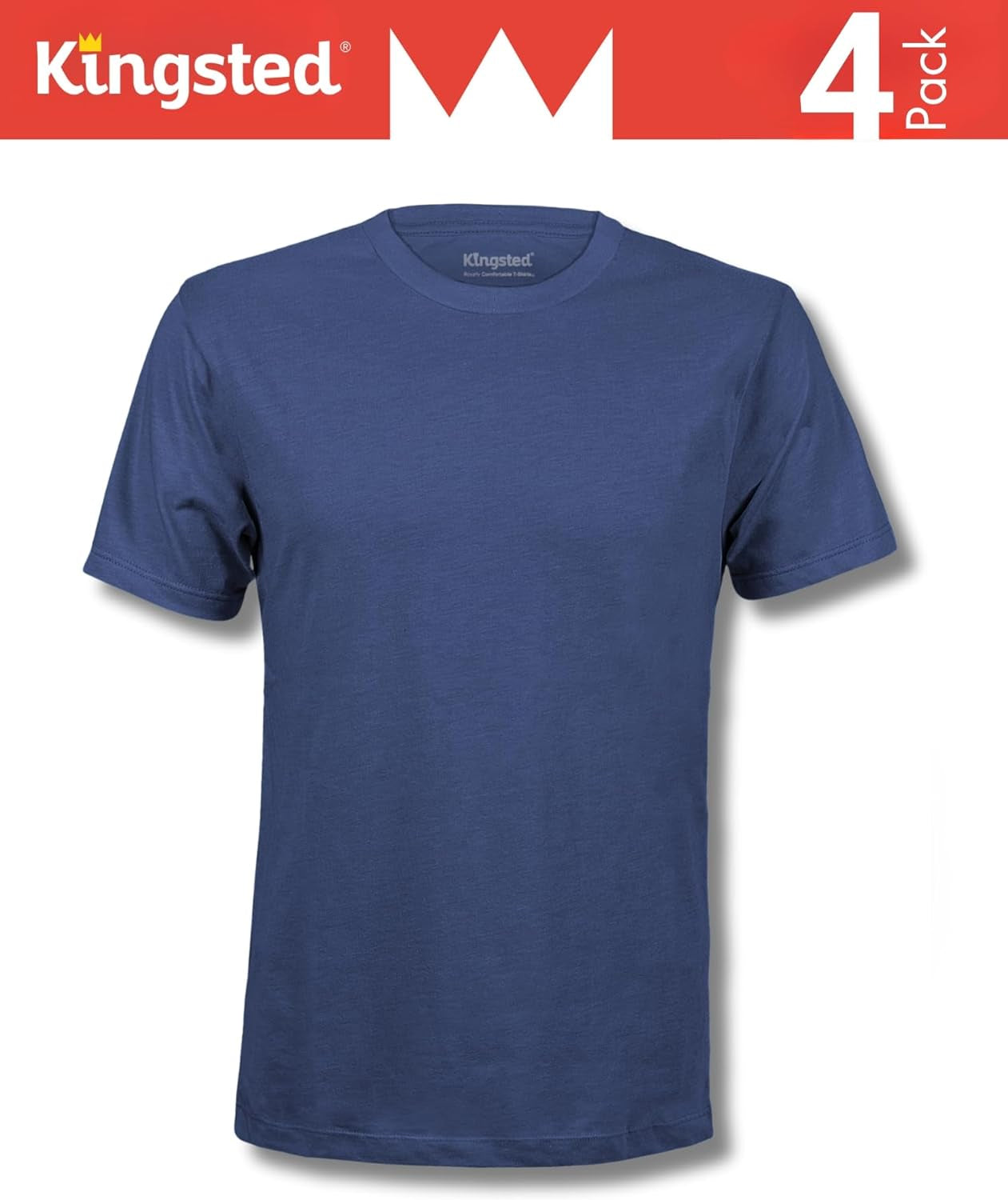 Kingsted Men's Premium T-Shirt Pack - Ultra-Soft Fabric & Timeless Design