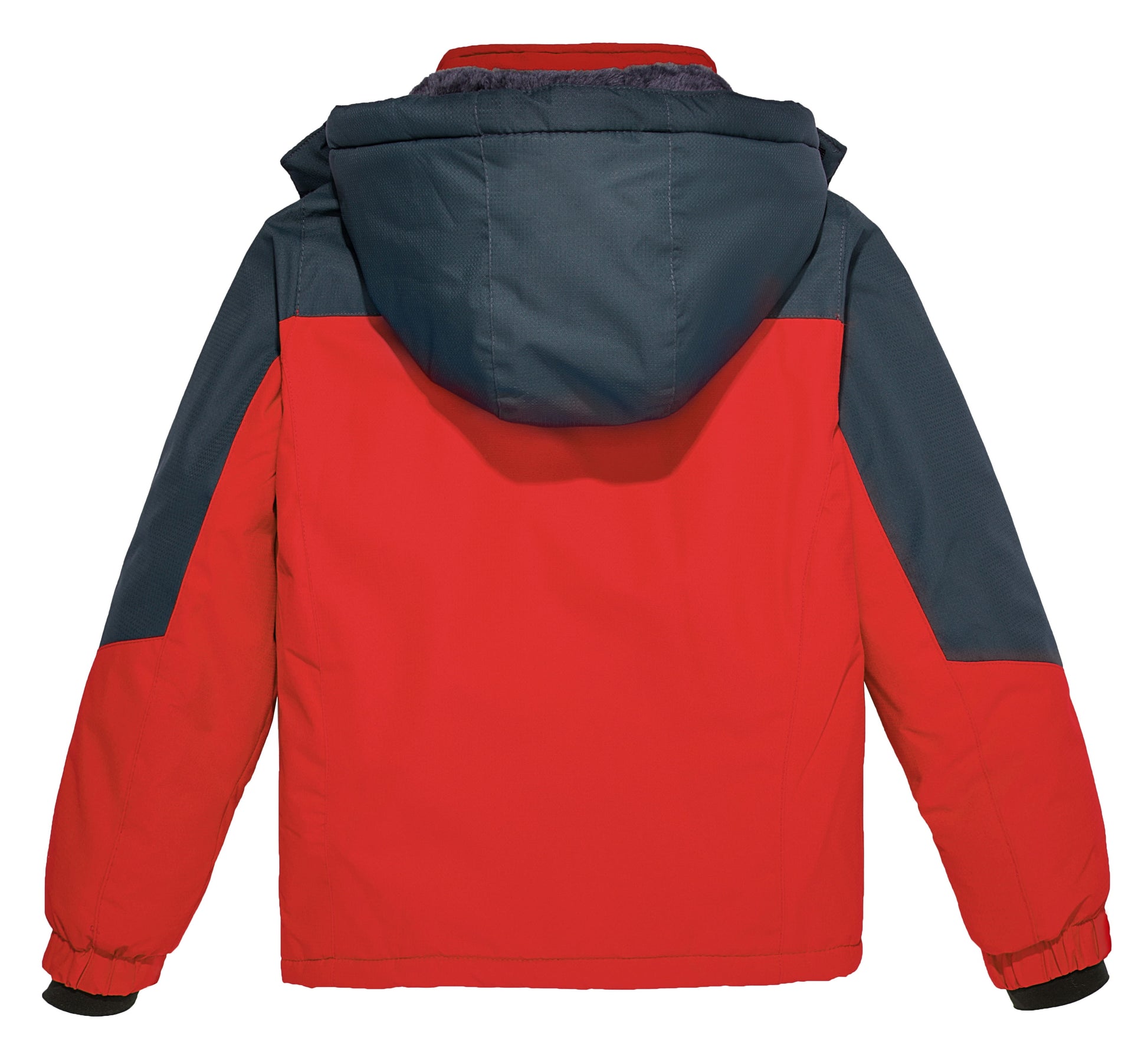 Boys' Waterproof Recycled Winter Ski Jacket - Red, Size 8