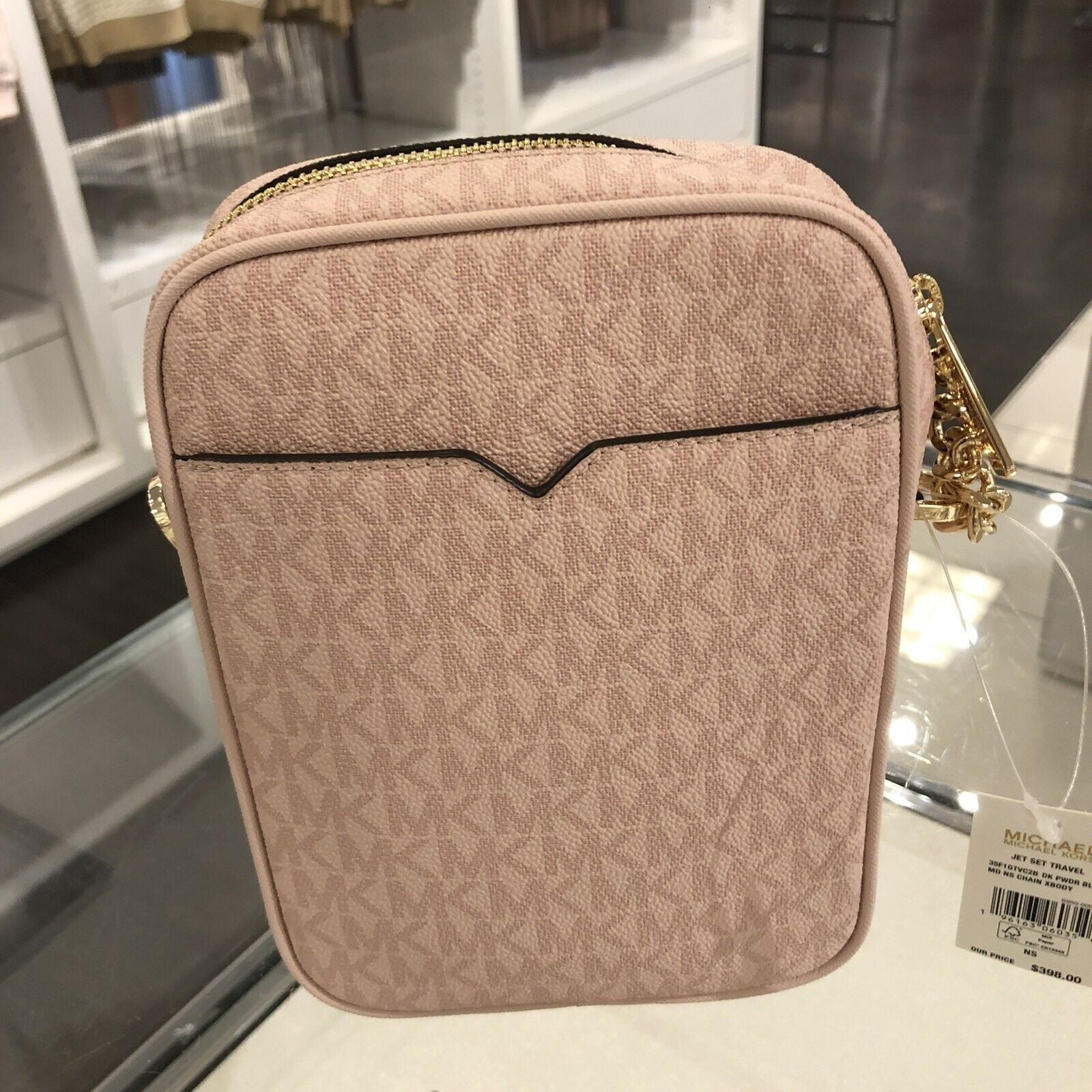 Stylish Michael Kors Women's Crossbody Handbag - PVC/Leather Messenger Purse for Effortless Chic
