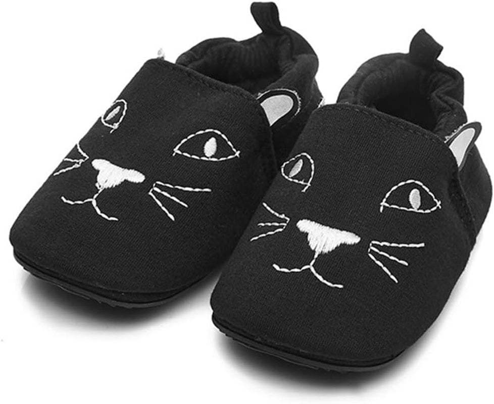 Timatego Non-Skid Infant Moccasins - Perfect First Walker House Shoes for Boys & Girls (6-24 Months)