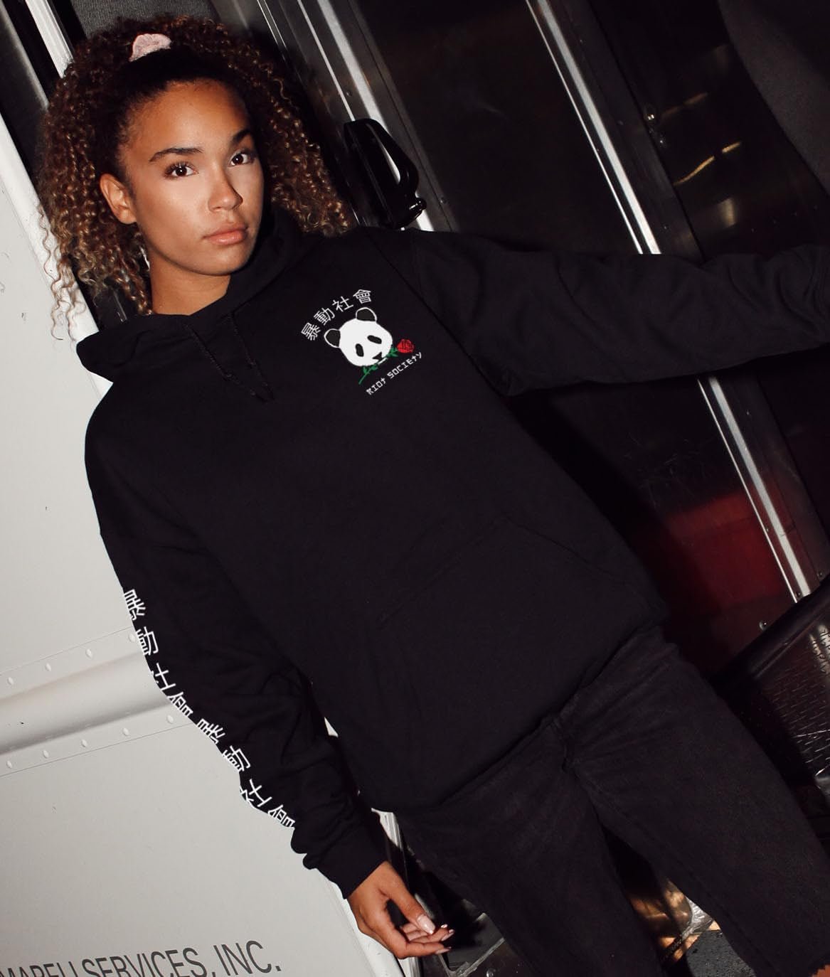Riot Society Men's Graphic and Embroidered Hoodie