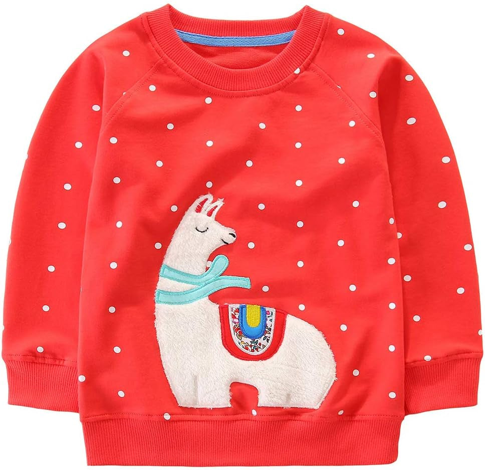 Adorable Bumeex Toddler Girl Christmas Crewneck Sweatshirt Outfit