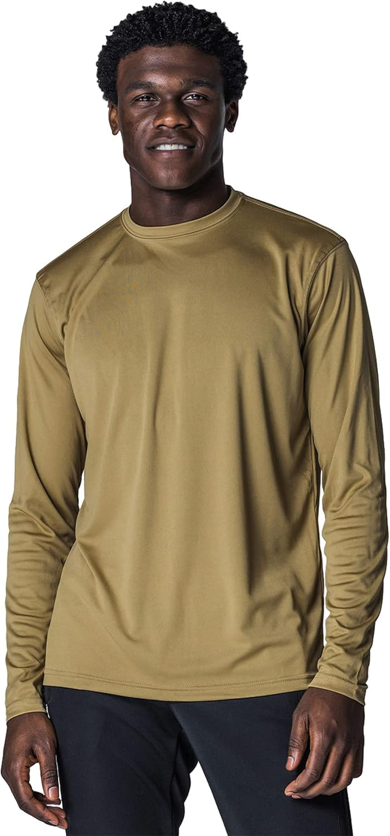 Men's Long Sleeve Outdoor T-Shirt - UPF 50+ UV Protection for Fishing, Running, Hiking & Swimming