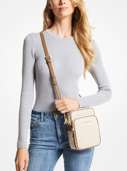 Stylish Michael Kors Women's Crossbody Handbag - PVC/Leather Messenger Purse for Effortless Chic