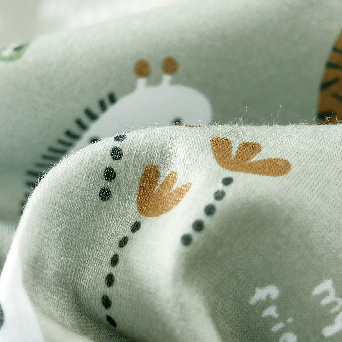 Infant Zoo Animal Print Romper for Boys - Short Sleeve Faux Two-Piece Bodysuit for Casual Playwear