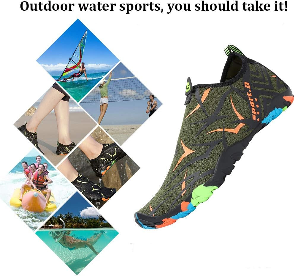 Quick-Dry Water Shoes for Men and Women - Perfect for Beach, Swimming, Diving, Kayaking, and Surfing Activities