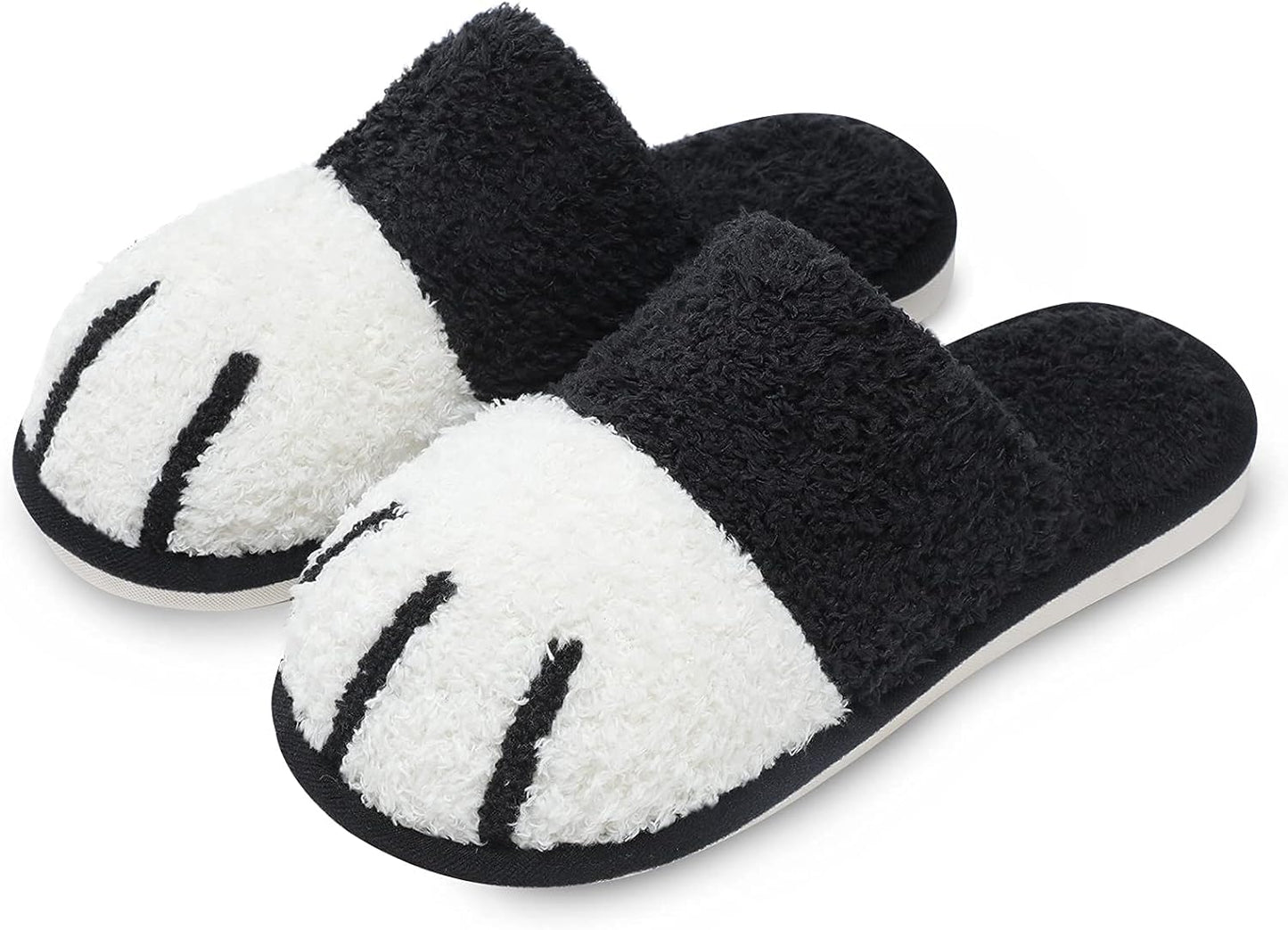 SINNO Women's Animal-Themed Memory Foam Slippers - Comfortable, Warm, and Non-Slip Indoor/Outdoor Footwear Perfect for Holiday Gifting