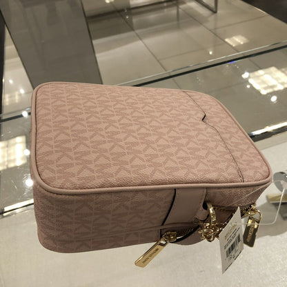 Stylish Michael Kors Women's Crossbody Handbag - PVC/Leather Messenger Purse for Effortless Chic