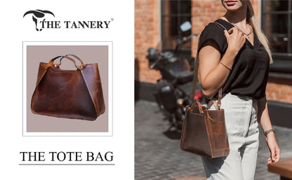Stylish Genuine Leather Travel Handbag - Designer Shoulder Tote for Women