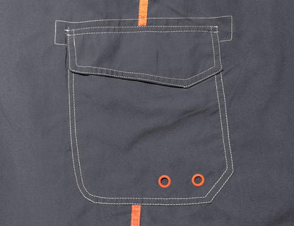 Men's Quick-Dry Watermelon Red Swim Trunks with Lining by TACVASEN