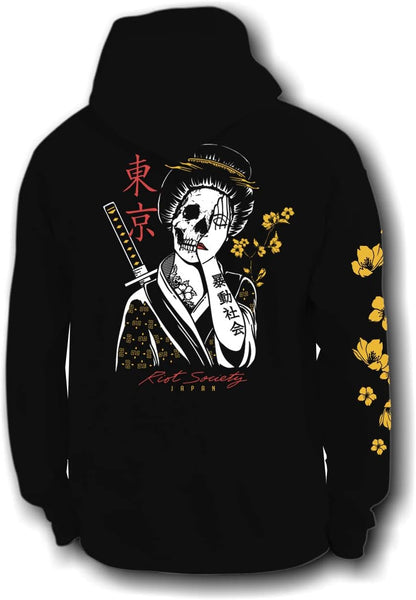 Riot Society Men's Graphic and Embroidered Hoodie