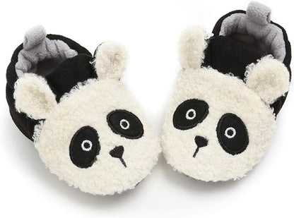Timatego Non-Skid Infant Moccasins - Perfect First Walker House Shoes for Boys & Girls (6-24 Months)