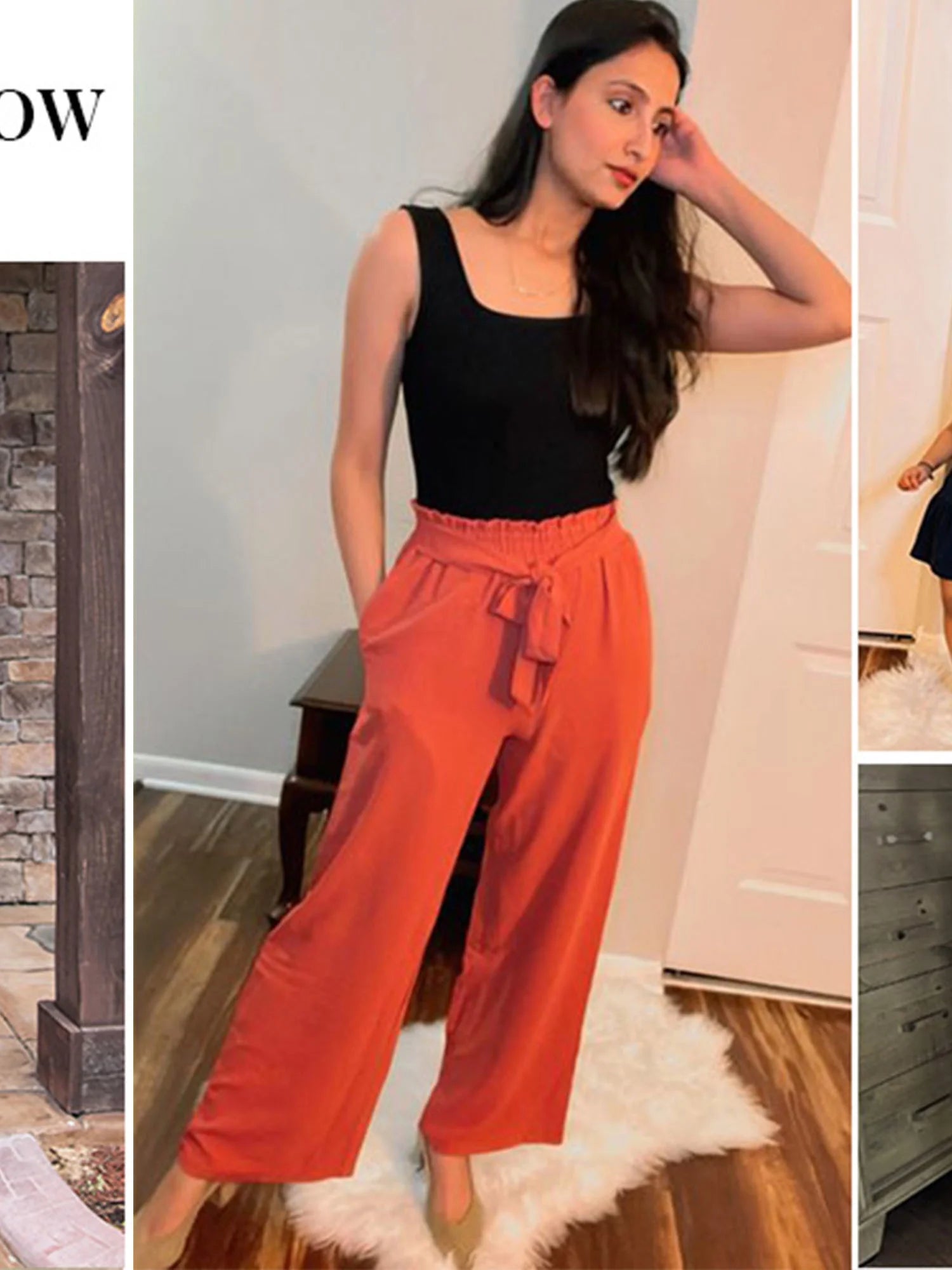 Women's High-Waisted Wide Leg Palazzo Pants for Business and Casual Wear
