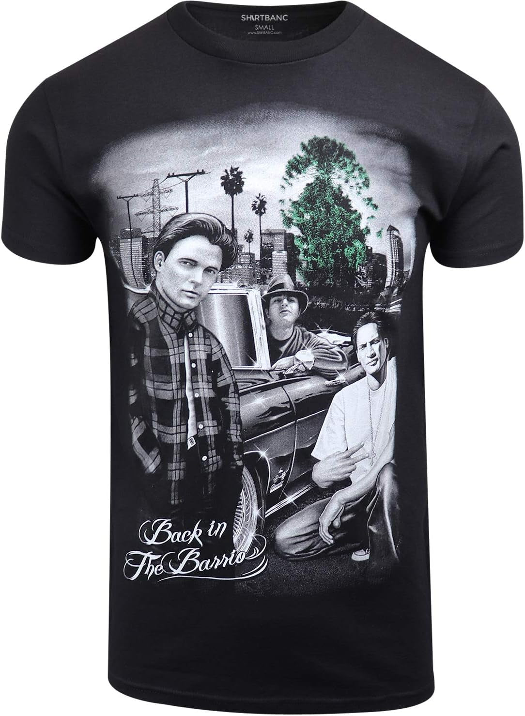 Men's Chicano Vatos Tribute T-Shirt - Blood In, Blood Out Movie Design