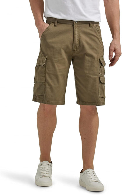 Men's Wrangler Authentics Stretch Twill Cargo Shorts - Ultimate Comfort and Style