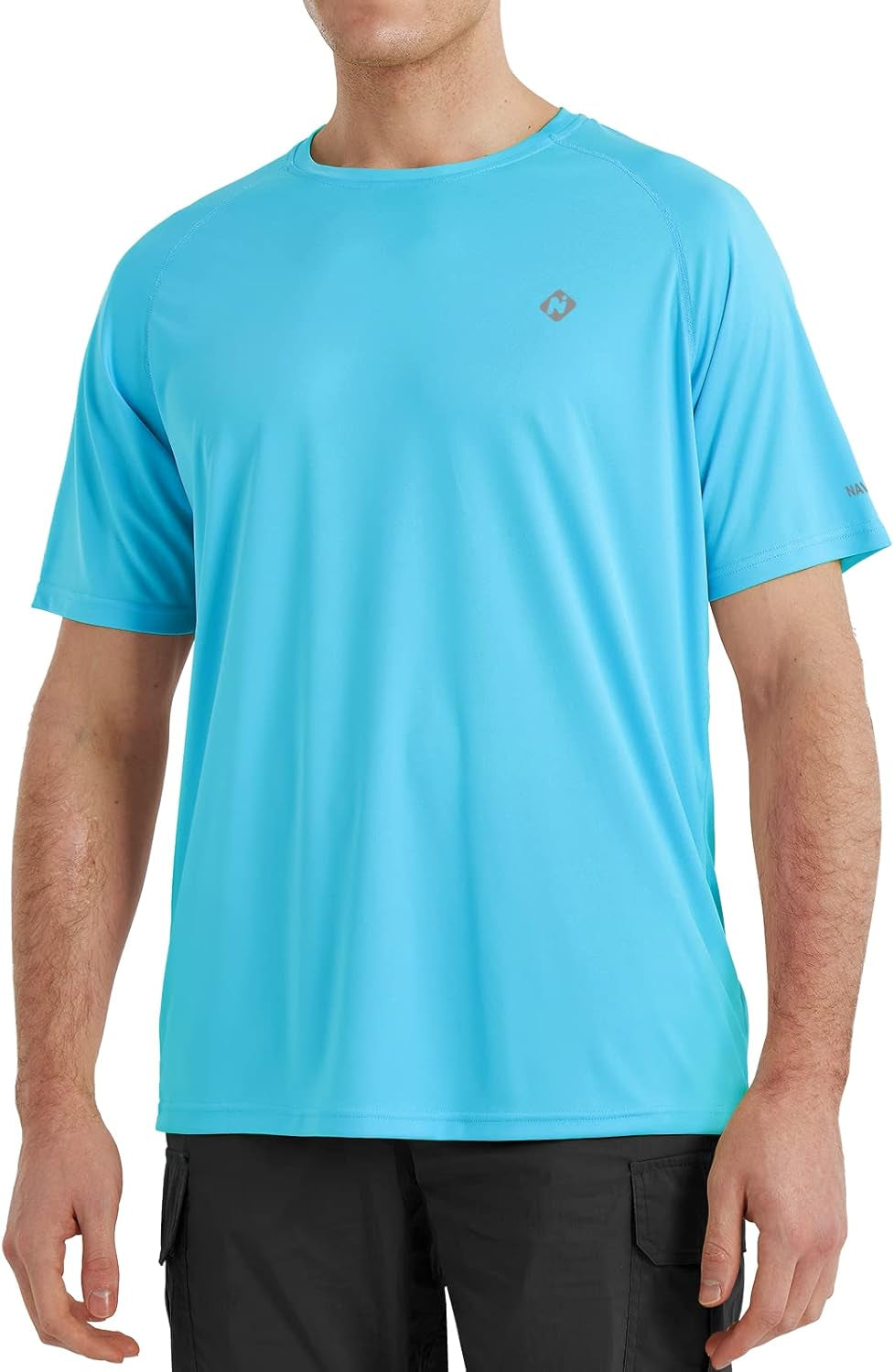 NAVISKIN Men's UPF 50+ Long Sleeve Rash Guard - Lightweight, Quick Dry Swim Shirt for Ultimate Sun Protection