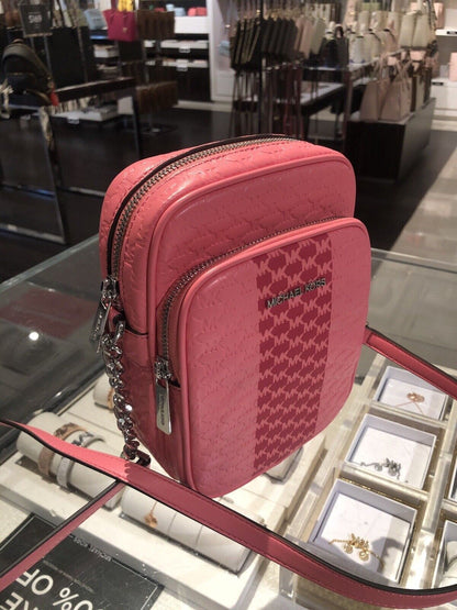 Stylish Michael Kors Women's Crossbody Handbag - PVC/Leather Messenger Purse for Effortless Chic