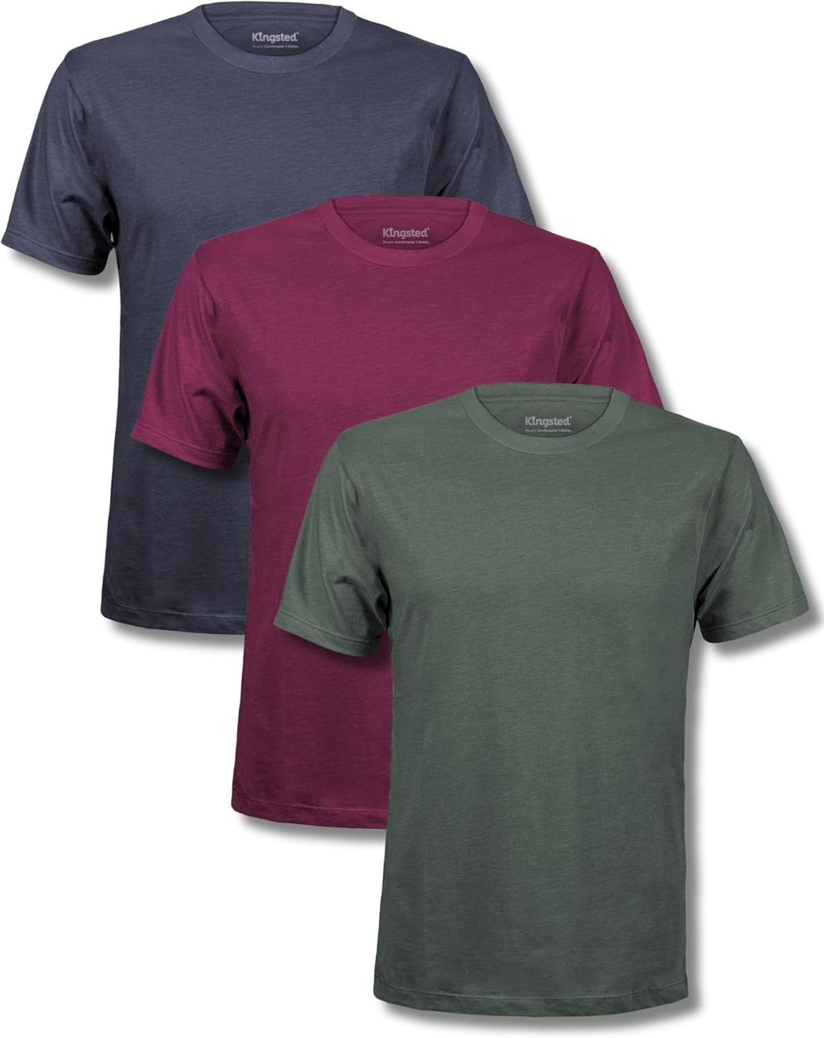 Kingsted Men's Premium T-Shirt Pack - Ultra-Soft Fabric & Timeless Design