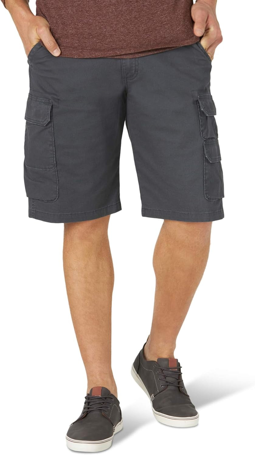 Men's Wrangler Authentics Stretch Twill Cargo Shorts - Ultimate Comfort and Style
