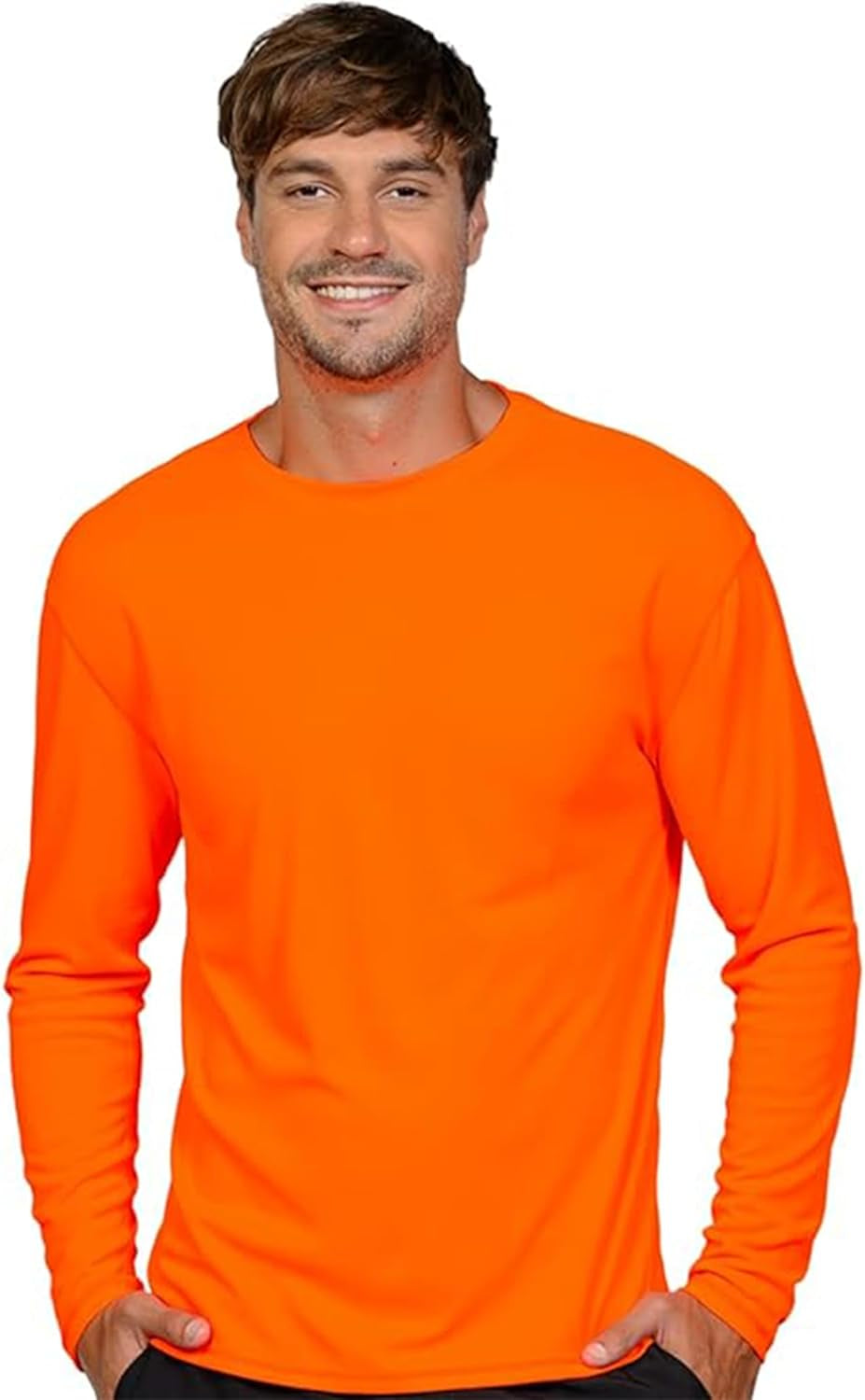 INGEAR Men's Long Sleeve Swim Shirts with UPF 50+ Sun Protection and Rash Guard Features