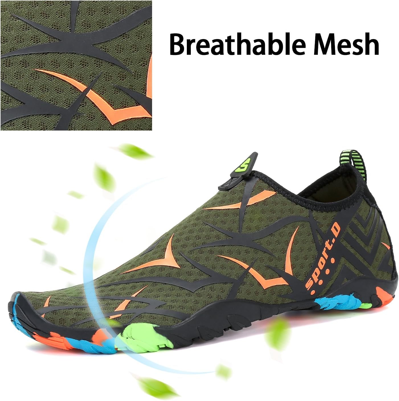 Quick-Dry Water Shoes for Men and Women - Perfect for Beach, Swimming, Diving, Kayaking, and Surfing Activities