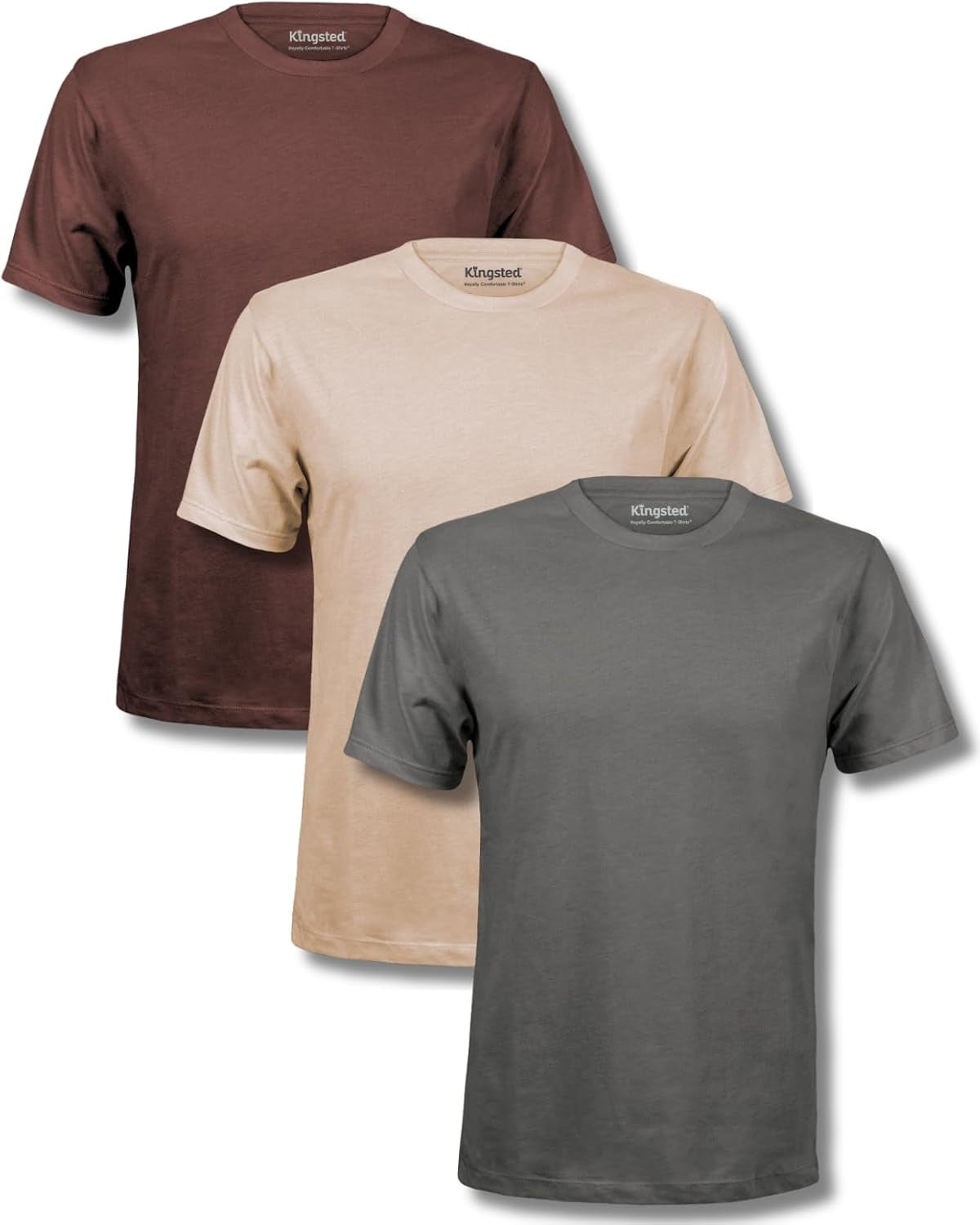 Kingsted Men's Premium T-Shirt Pack - Ultra-Soft Fabric & Timeless Design