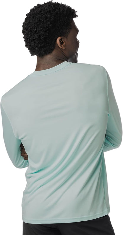 Men's Long Sleeve Outdoor T-Shirt - UPF 50+ UV Protection for Fishing, Running, Hiking & Swimming