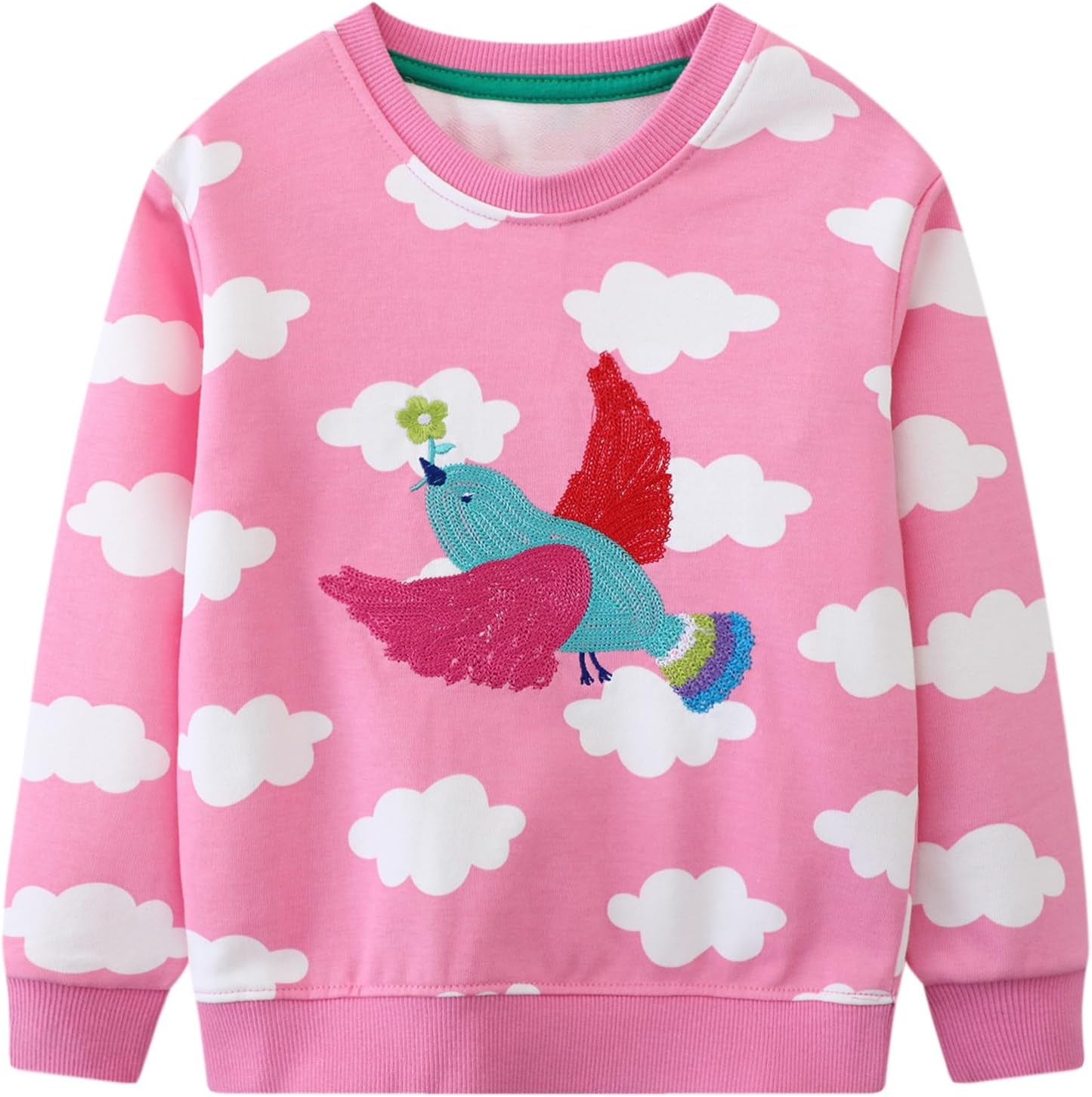 Adorable Bumeex Toddler Girl Christmas Crewneck Sweatshirt Outfit