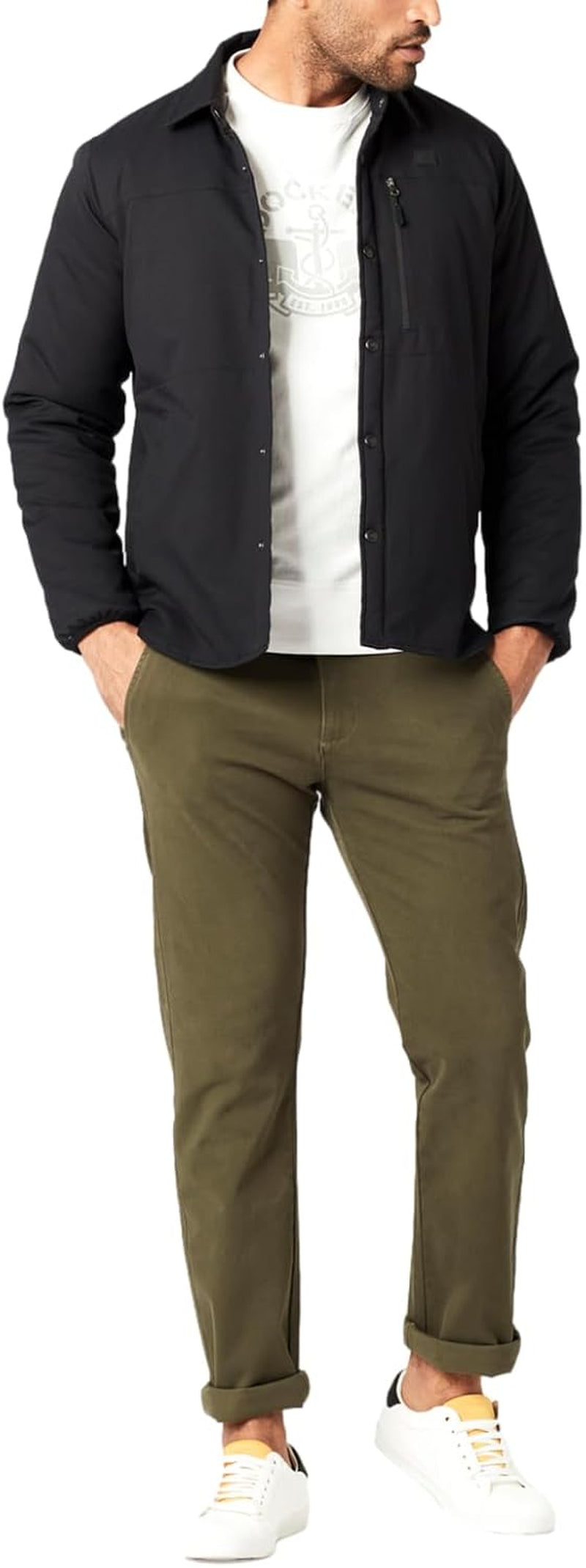 Dockers Men's Ultimate Slim Fit Chino Pants with Smart 360 Flex Technology for All-Day Comfort