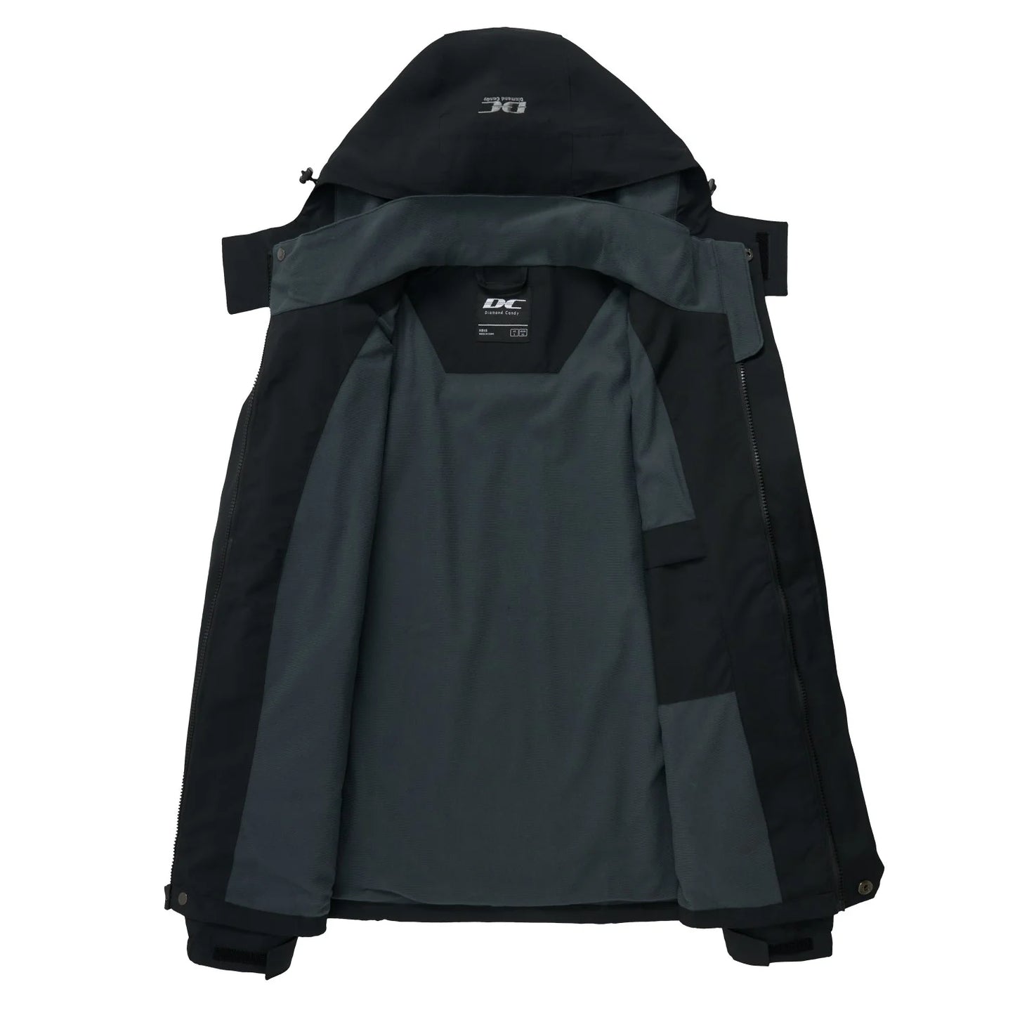 Men's Lightweight Waterproof Hooded Jacket for Outdoor and Casual Sportswear
