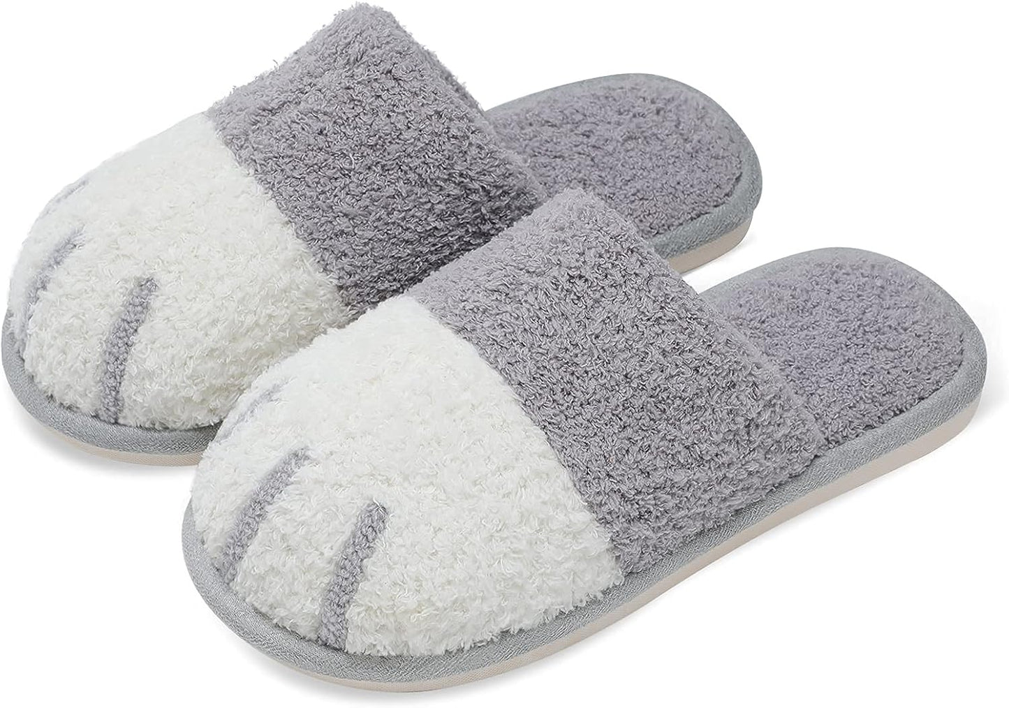 SINNO Women's Animal-Themed Memory Foam Slippers - Comfortable, Warm, and Non-Slip Indoor/Outdoor Footwear Perfect for Holiday Gifting