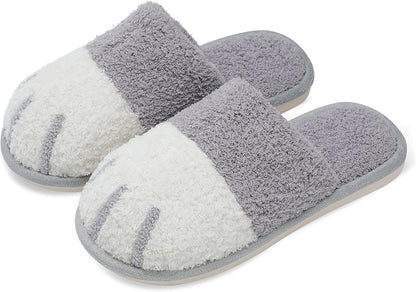 SINNO Women's Animal-Themed Memory Foam Slippers - Comfortable, Warm, and Non-Slip Indoor/Outdoor Footwear Perfect for Holiday Gifting